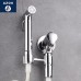 Azos Bidet Faucet Pressurized Sprinkler Head Brass Chrome Cold Water Single Function Washing Machine Pet Bath Toilet Round PJPQ029A - B07D1YF954